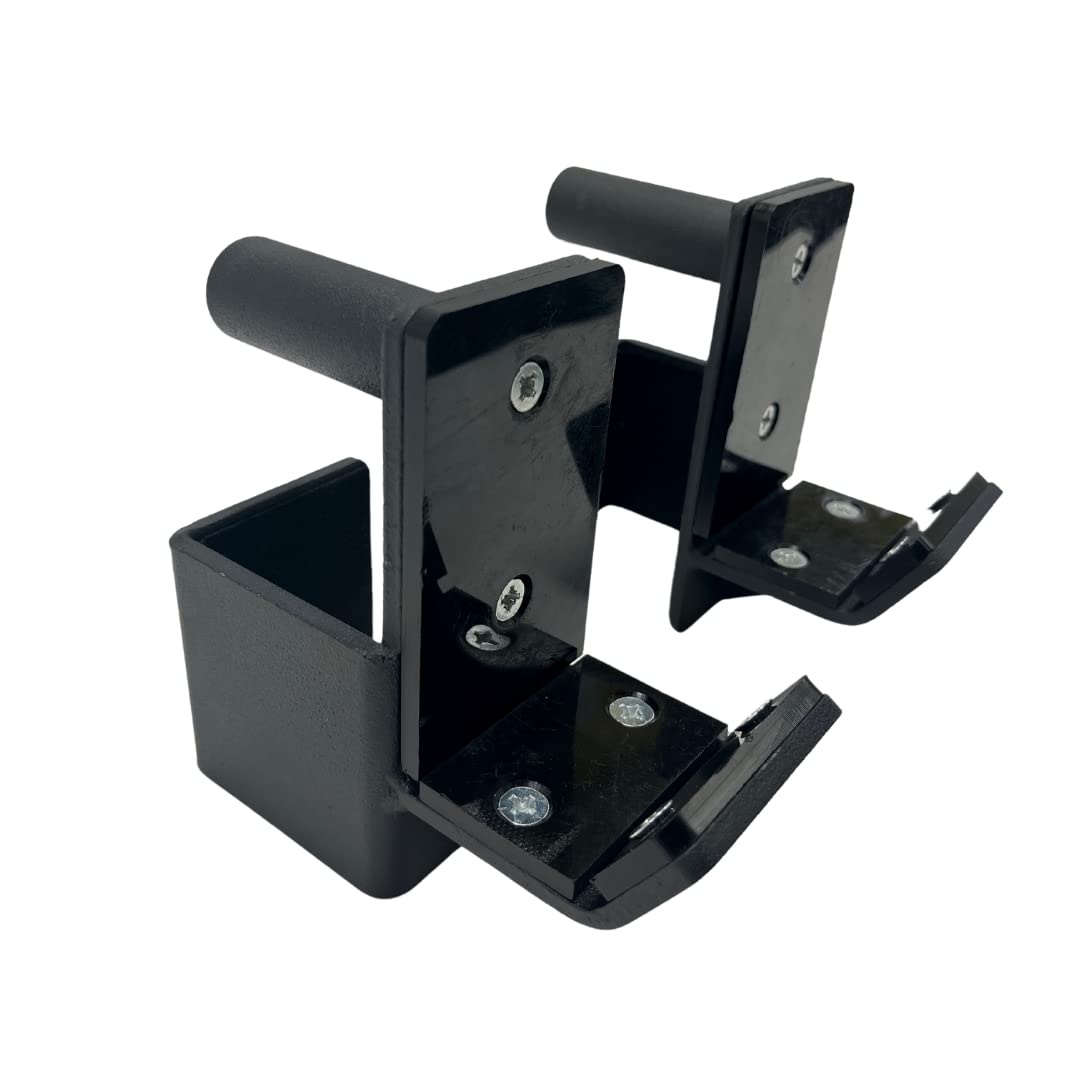 HulkFit 2.3-inch x 2.3-inch Pro Series Power Cage Squat Rack Attachments Accessories for Home Gym Strength Training Exercise Equipment | Bench Press, Squats, and Deadlifts