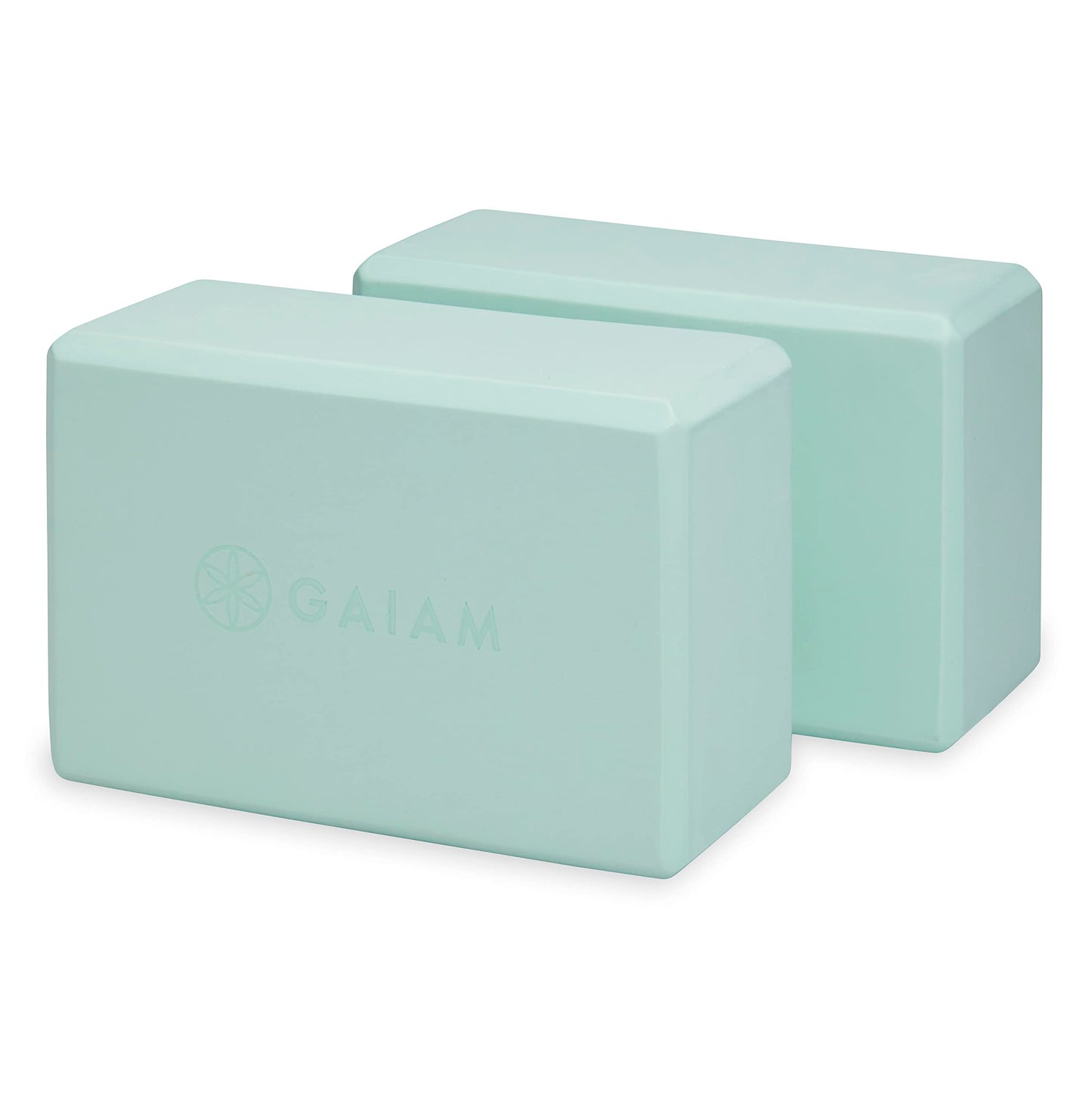 Gaiam Yoga Block - Supportive Latex-Free Eva Foam - Soft Non-Slip Surface with Beveled Edges for Yoga, Pilates, Meditation - Yoga Accessories for Stability, Balance, Deepen Stretches