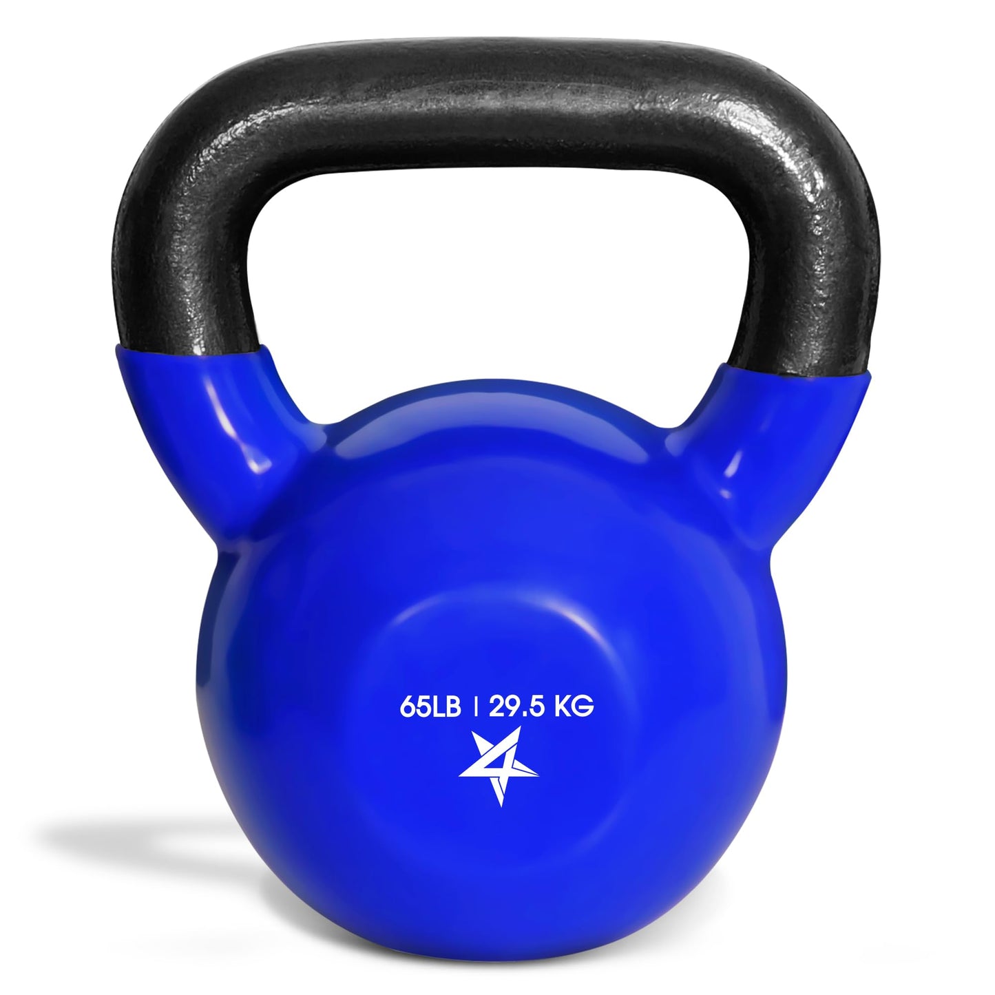 Yes4All 5-65lbs Kettlebells Vinyl Coated Cast Iron for Dumbbell Weights Exercises, Gym, Fitness, Full Body Workout Equipment Push up, Grip and Strength Training