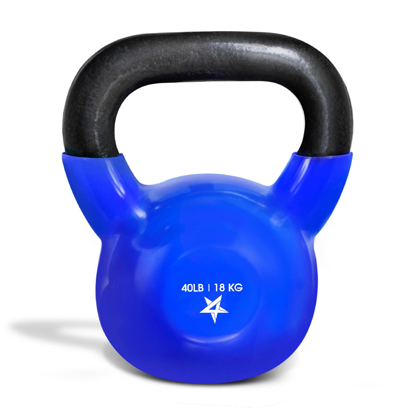 Yes4All 5-65lbs Kettlebells Vinyl Coated Cast Iron for Dumbbell Weights Exercises, Gym, Fitness, Full Body Workout Equipment Push up, Grip and Strength Training