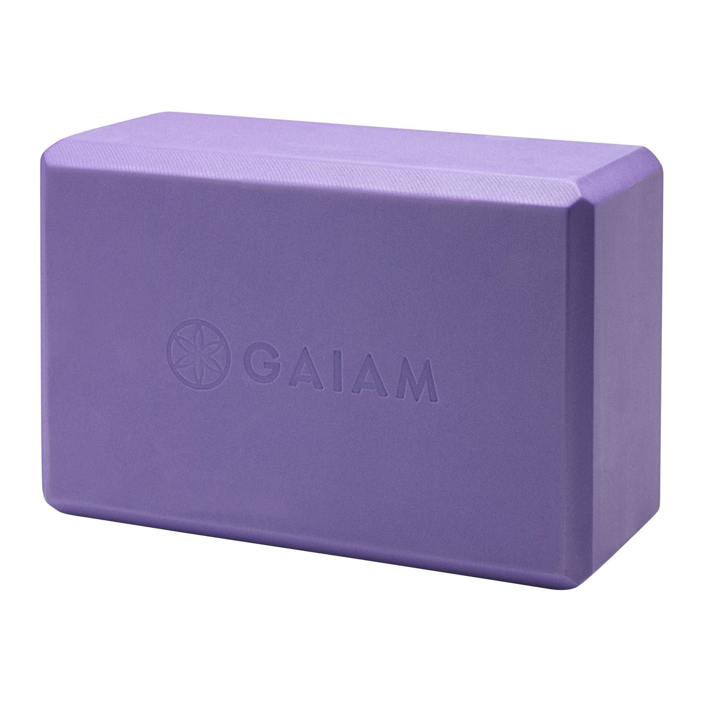 Gaiam Yoga Block - Supportive Latex-Free Eva Foam - Soft Non-Slip Surface with Beveled Edges for Yoga, Pilates, Meditation - Yoga Accessories for Stability, Balance, Deepen Stretches