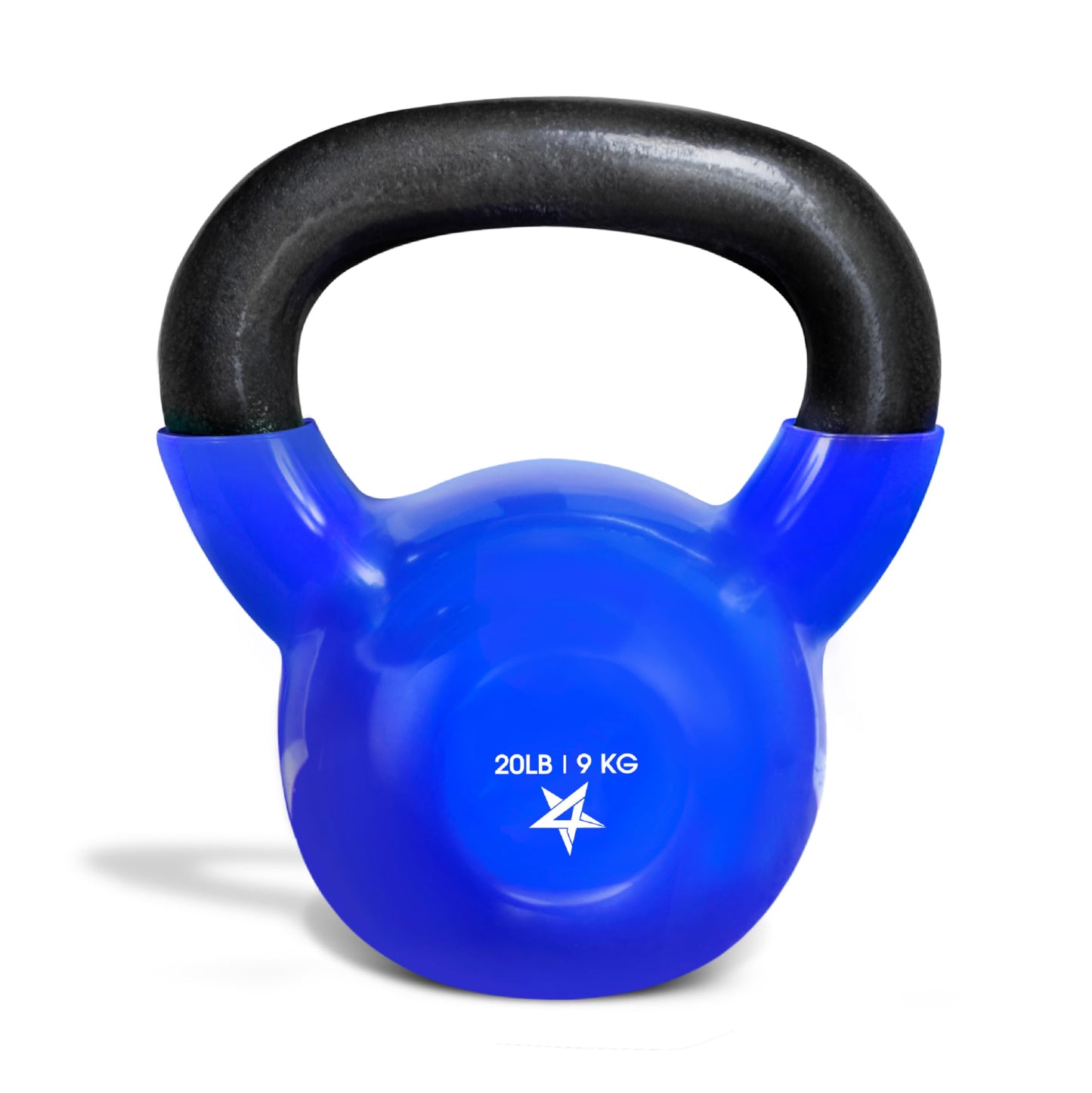 Yes4All 5-65lbs Kettlebells Vinyl Coated Cast Iron for Dumbbell Weights Exercises, Gym, Fitness, Full Body Workout Equipment Push up, Grip and Strength Training
