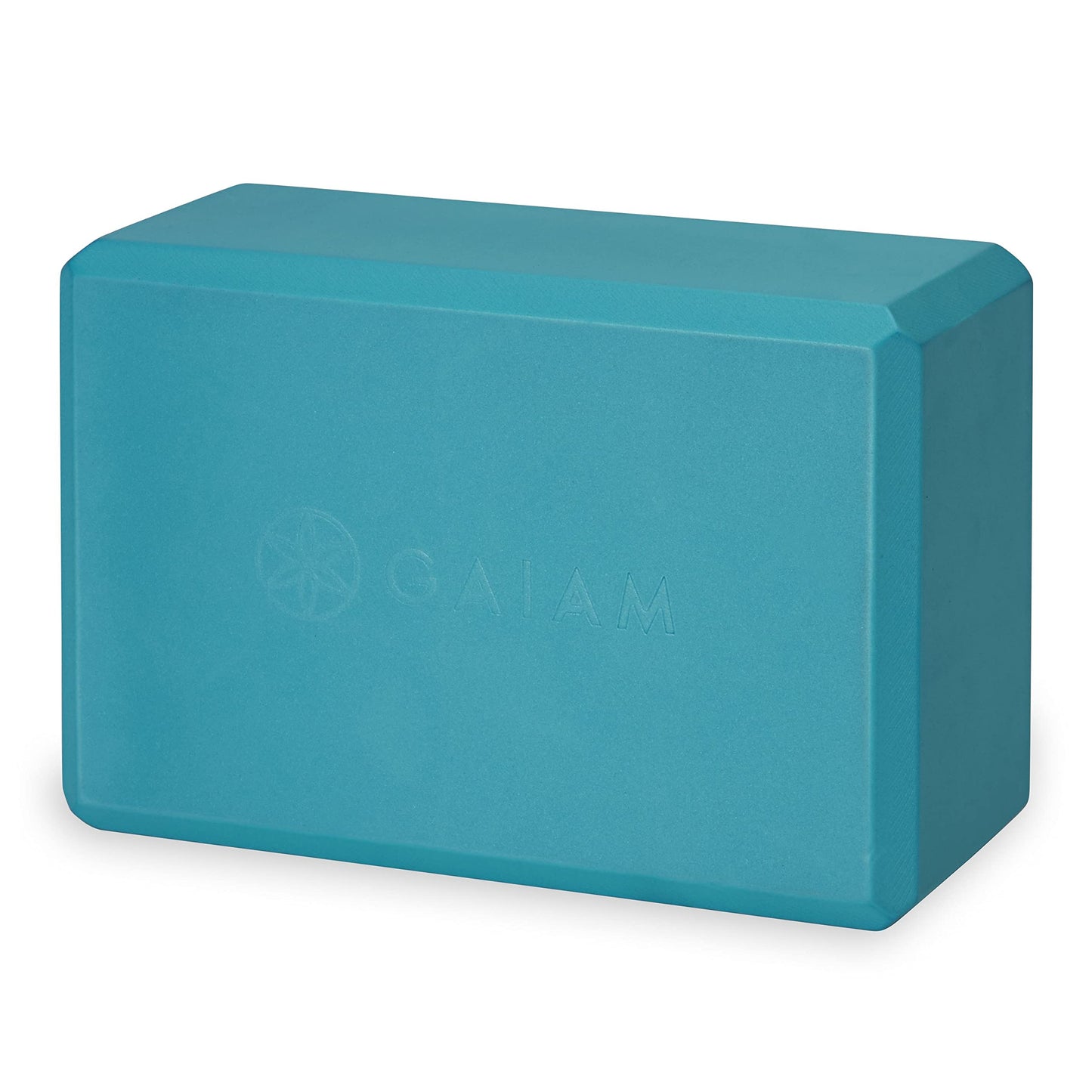 Gaiam Yoga Block - Supportive Latex-Free Eva Foam - Soft Non-Slip Surface with Beveled Edges for Yoga, Pilates, Meditation - Yoga Accessories for Stability, Balance, Deepen Stretches