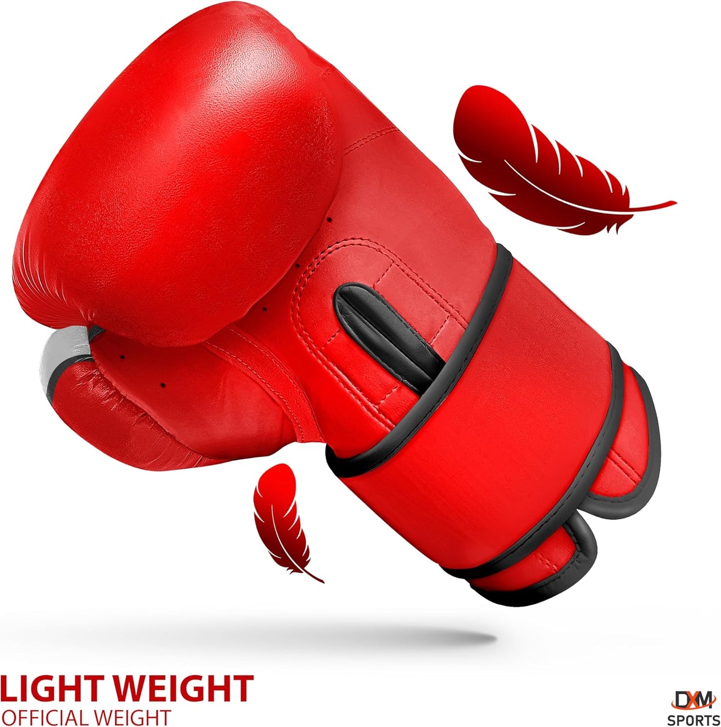 DXM SPORTS Kids Boxing Gloves – Youth Boxing Gloves for Safe Sparring & Training – Beginners Gloves for Punching Bag, Kickboxing and Muay Thai – Perfect Gloves for Kids & Children