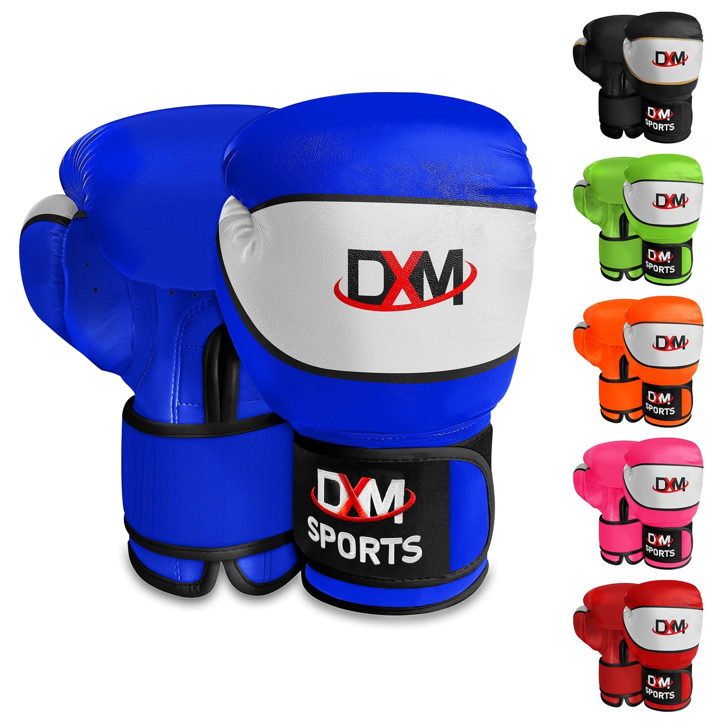 DXM SPORTS Kids Boxing Gloves – Youth Boxing Gloves for Safe Sparring & Training – Beginners Gloves for Punching Bag, Kickboxing and Muay Thai – Perfect Gloves for Kids & Children