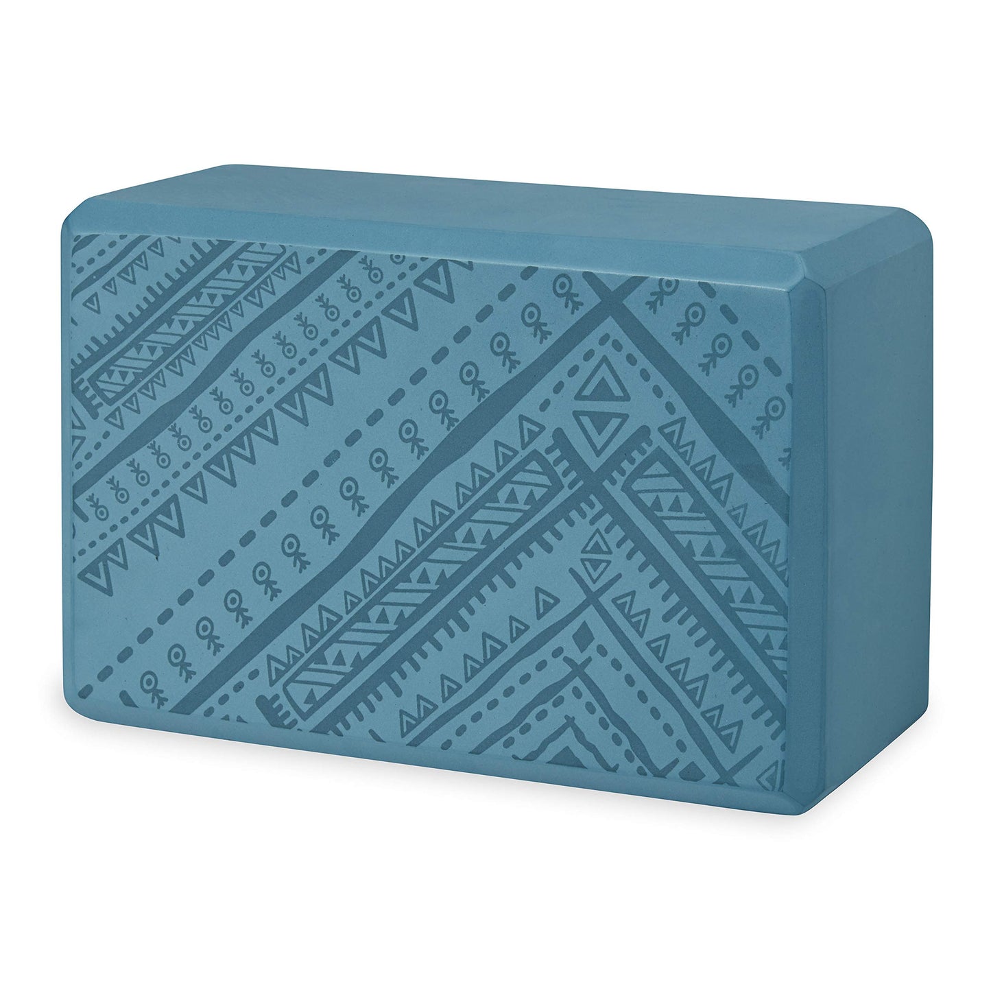 Gaiam Yoga Block - Supportive Latex-Free Eva Foam - Soft Non-Slip Surface with Beveled Edges for Yoga, Pilates, Meditation - Yoga Accessories for Stability, Balance, Deepen Stretches