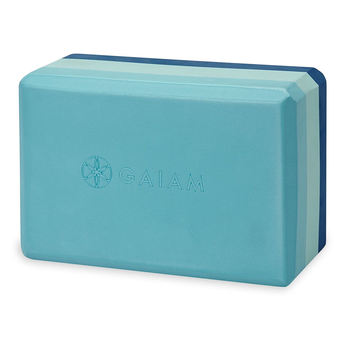 Gaiam Yoga Block - Supportive Latex-Free Eva Foam - Soft Non-Slip Surface with Beveled Edges for Yoga, Pilates, Meditation - Yoga Accessories for Stability, Balance, Deepen Stretches