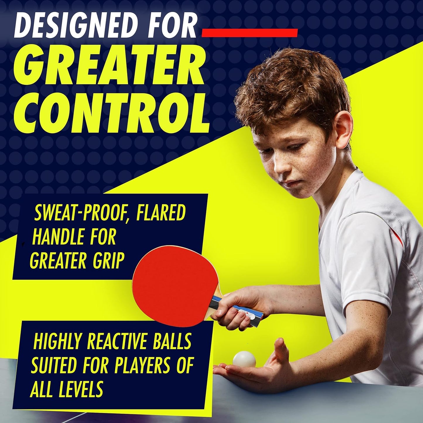NIBIRU SPORT Professional Ping Pong Paddle Set - Table Tennis Paddles Set with Retractable Net, Balls, and Carry Bag/Storage Case - Table Tennis Equipment & Ping Pong Accessories