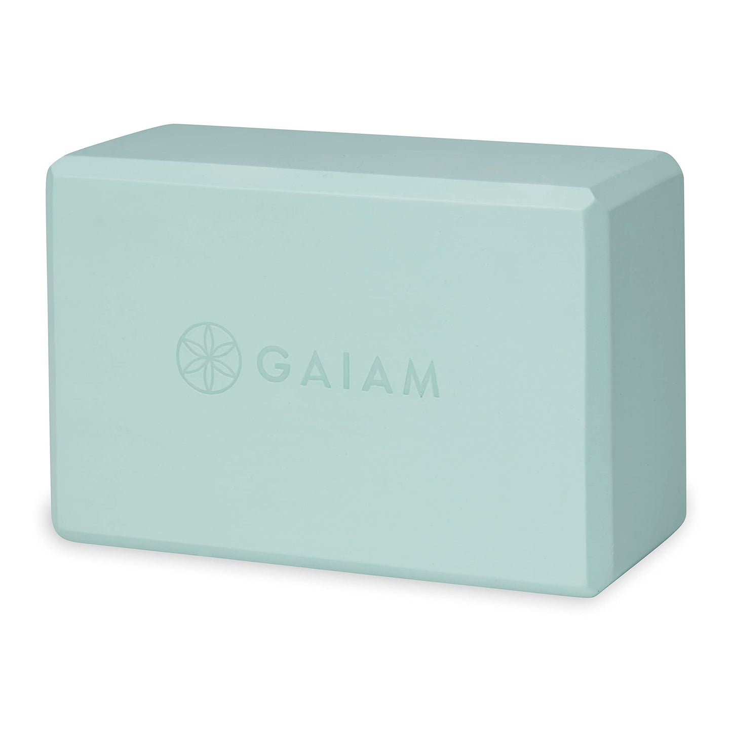 Gaiam Yoga Block - Supportive Latex-Free Eva Foam - Soft Non-Slip Surface with Beveled Edges for Yoga, Pilates, Meditation - Yoga Accessories for Stability, Balance, Deepen Stretches