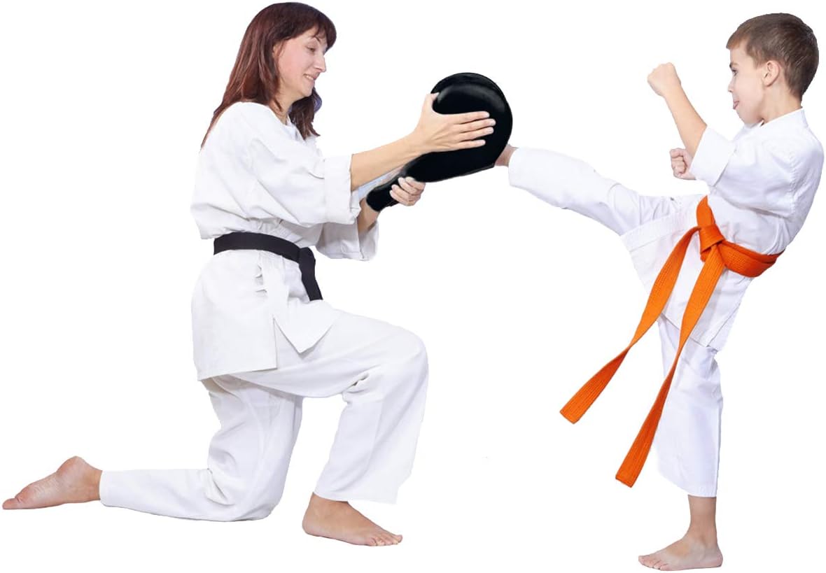 2 Pack Taekwondo Kick Pads, Durable Kicking Target Pads for TKD Karate Martial Arts Strike Kickboxing Training Muay Thai MMA Fight Gear