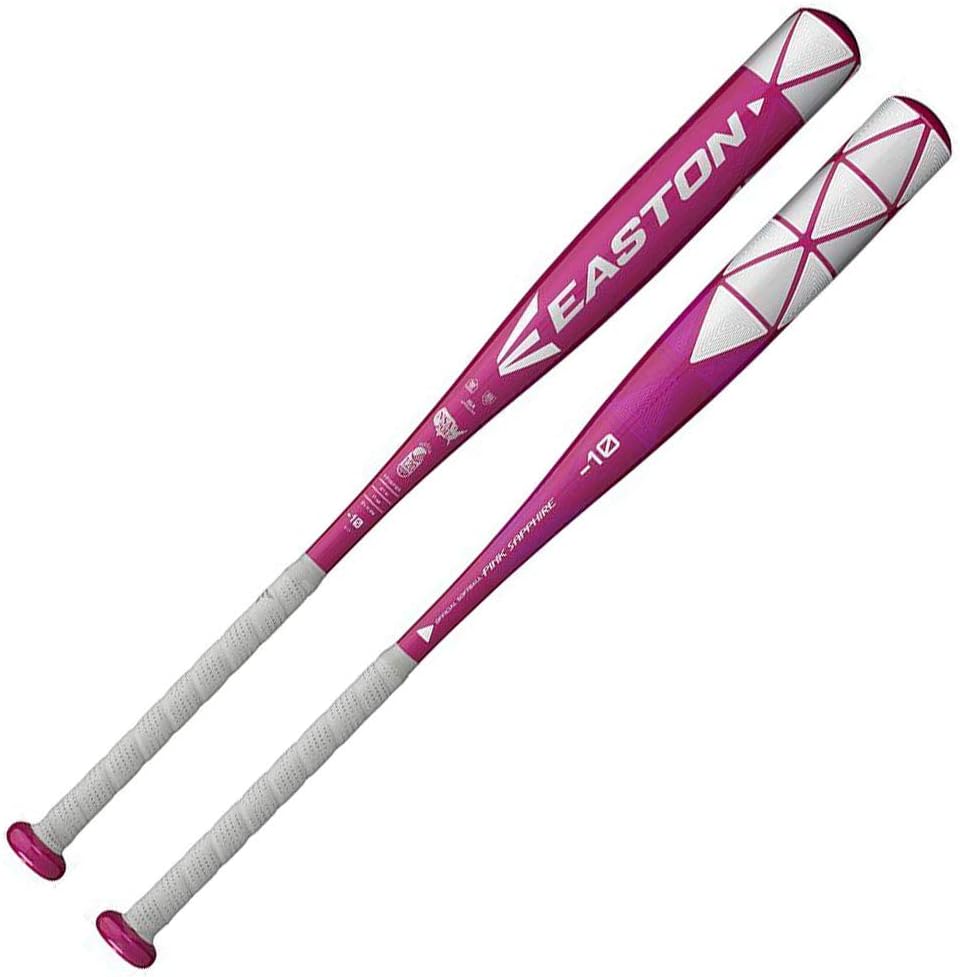 Easton | Pink Sapphire Fastpitch Softball Bat | Approved for All Fields | -10 Drop | 1 Pc. Aluminum