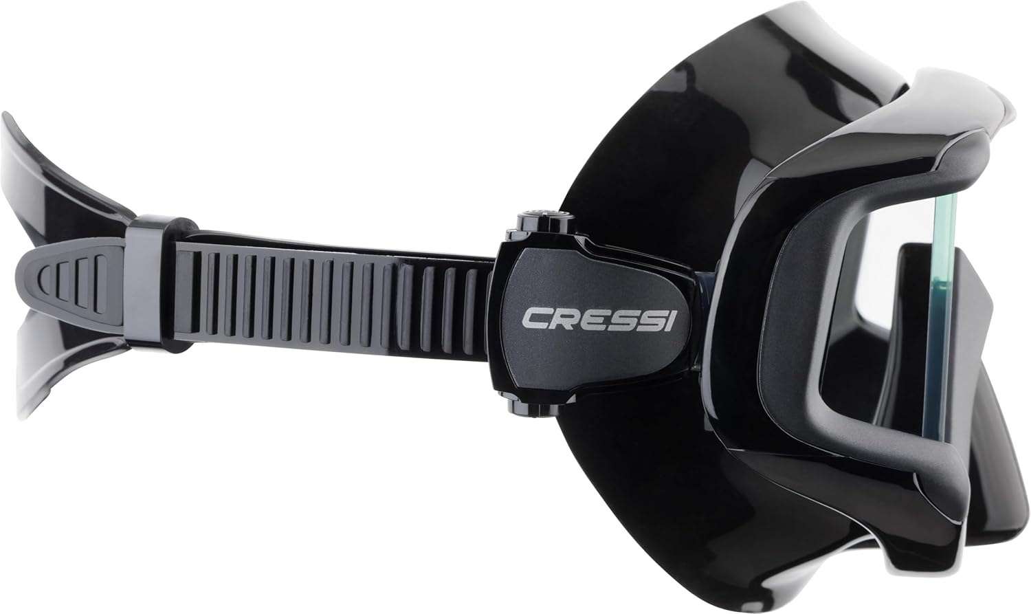 Cressi Perfect View Scuba Diving, Snorkeling Mask in Pure Comfortable Silicone - Available with Different Panoramic Lenses - Liberty Triside: Designed in Italy