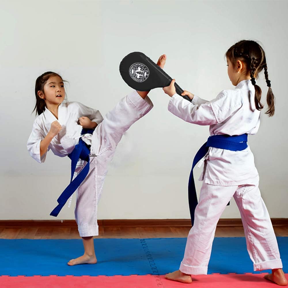 2 Pack Taekwondo Kick Pads, Durable Kicking Target Pads for TKD Karate Martial Arts Strike Kickboxing Training Muay Thai MMA Fight Gear