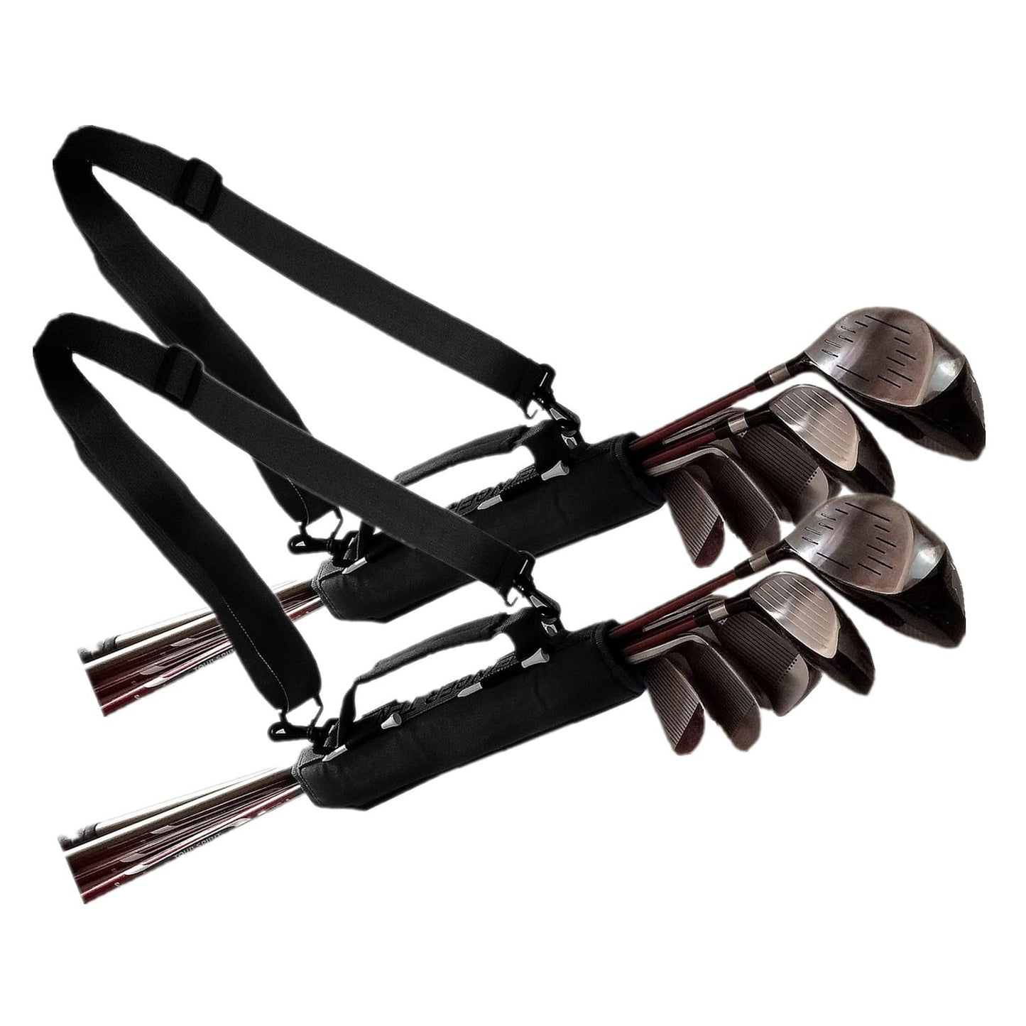 FINGER TEN Golf Club Bag Mini Lightweight for Men Women Ladies Kids with/Without Ball Pouch Pack, Portable for Driving Range Carrier Course Training Case