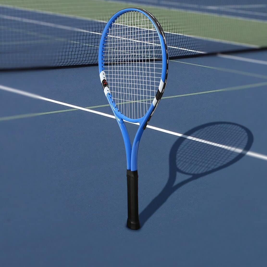 Tennis Rackets 2 Players Recreational for Beginners,Pre-Strung 27 Inch Light Adult Racquet Set for Women Men with Tennis Balls,Overgrips and Carry Bag