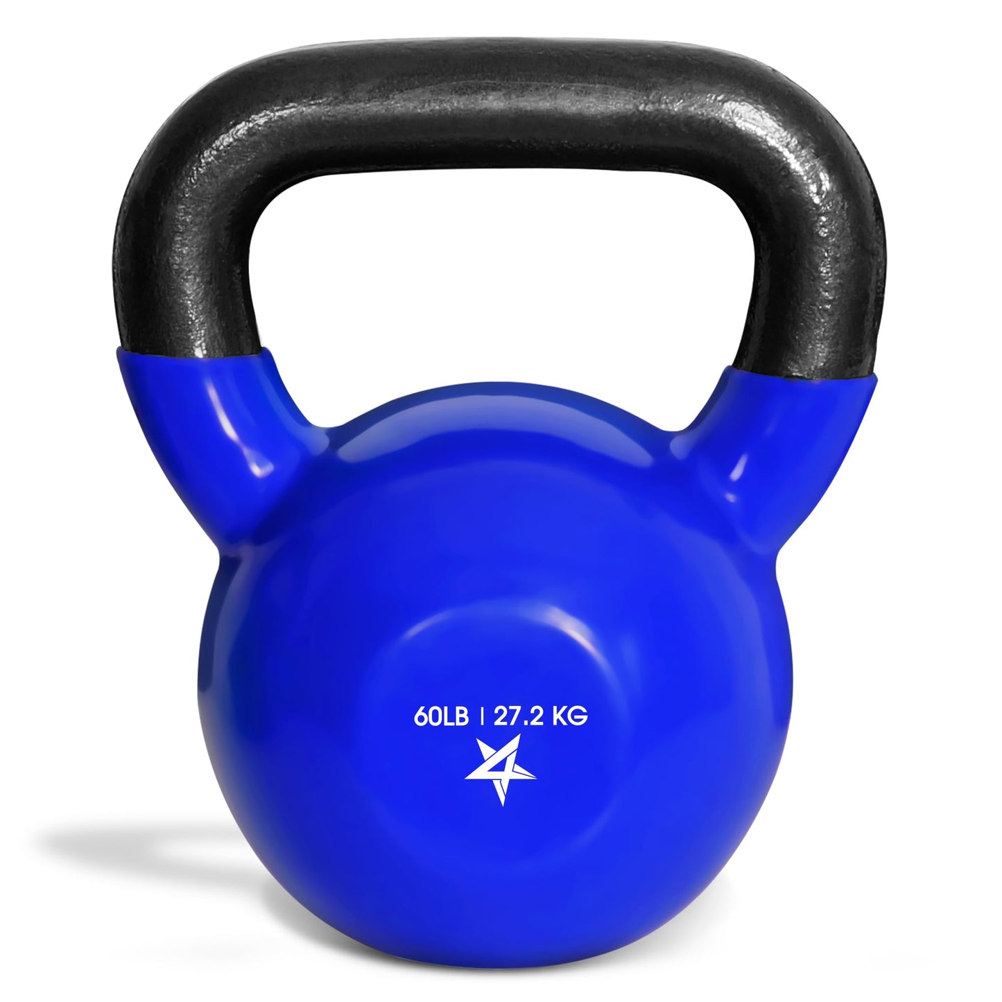 Yes4All 5-65lbs Kettlebells Vinyl Coated Cast Iron for Dumbbell Weights Exercises, Gym, Fitness, Full Body Workout Equipment Push up, Grip and Strength Training
