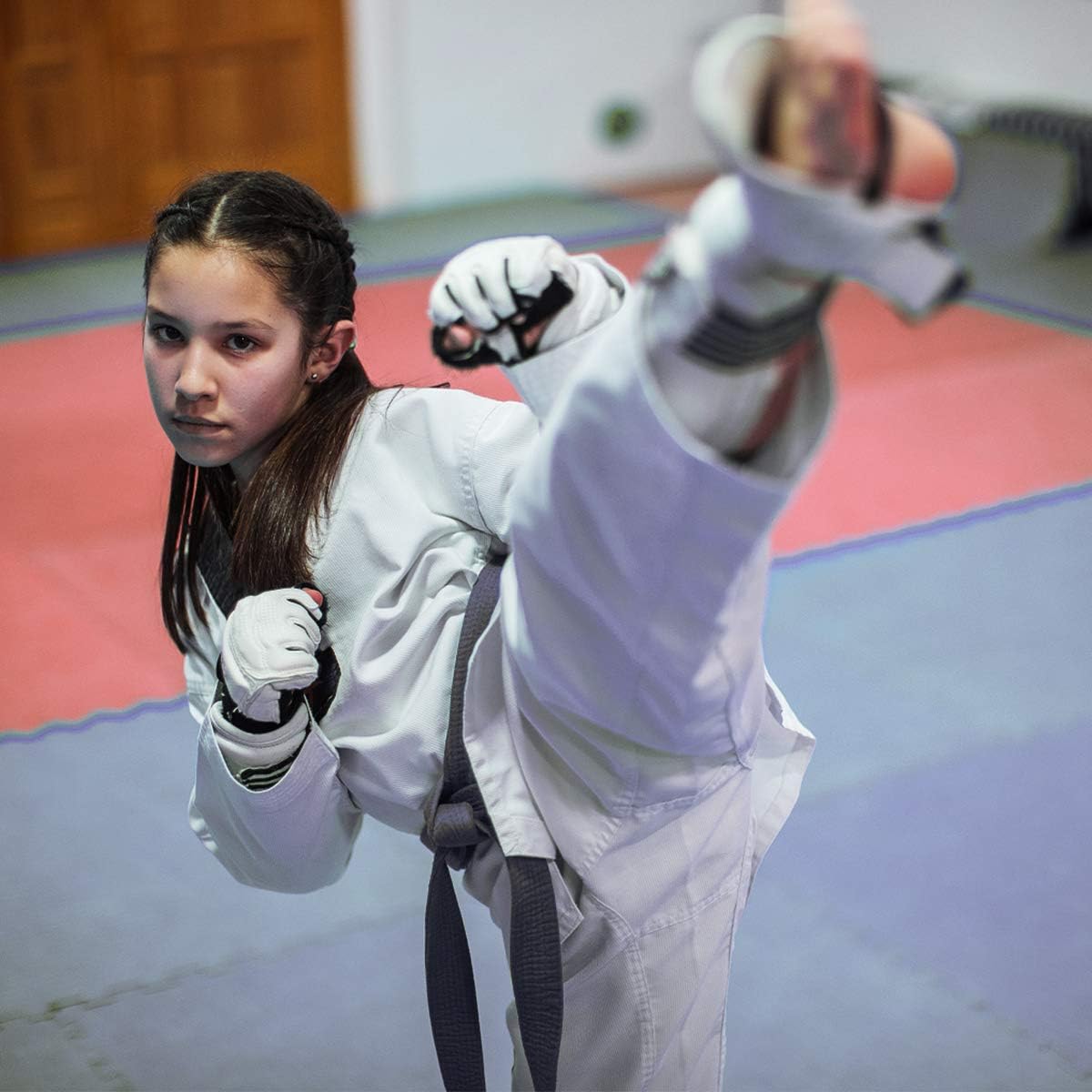 Punch Bag Training Gloves, LangRay MMA Grappling Gloves for Sparring Martial Arts Boxing Training for Adults and Kids