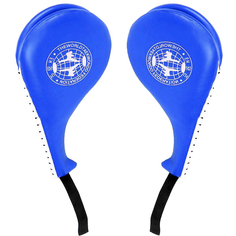 2 Pack Taekwondo Kick Pads, Durable Kicking Target Pads for TKD Karate Martial Arts Strike Kickboxing Training Muay Thai MMA Fight Gear