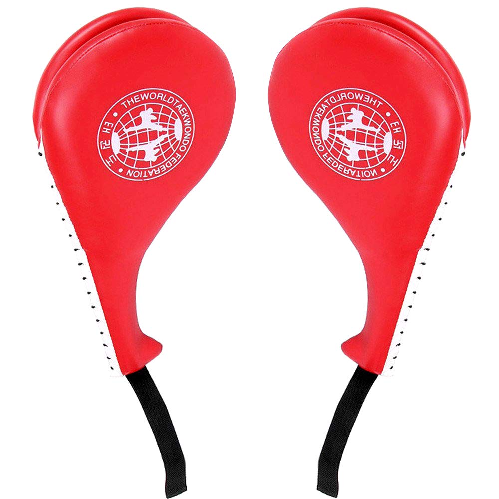2 Pack Taekwondo Kick Pads, Durable Kicking Target Pads for TKD Karate Martial Arts Strike Kickboxing Training Muay Thai MMA Fight Gear