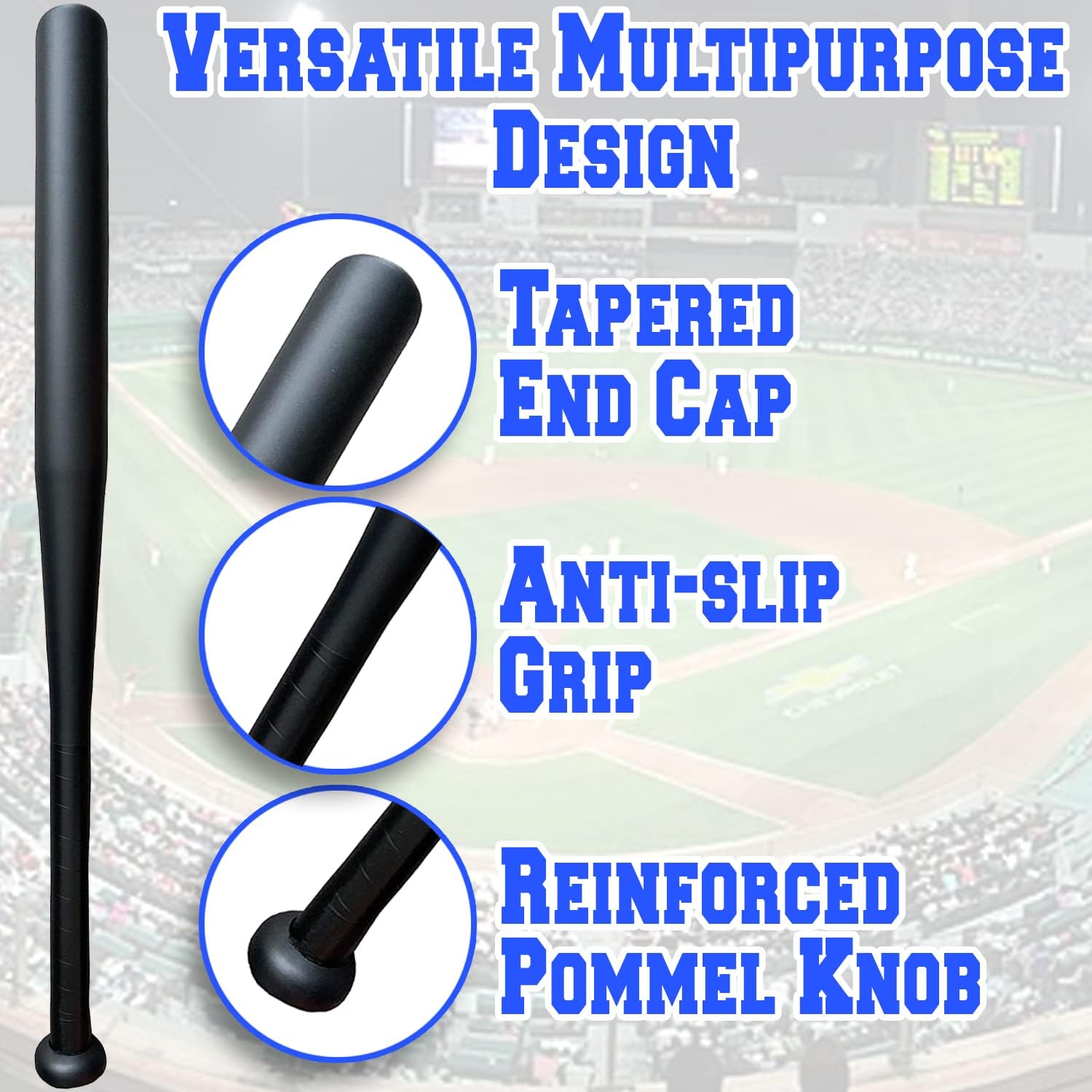 Aluminum Baseball Bat - 28-30 Inch 35 Oz - Softball, Self Defense, Batting Practice, Pickup Games and Home Security - Metal Tball Bat - KOTIONOK