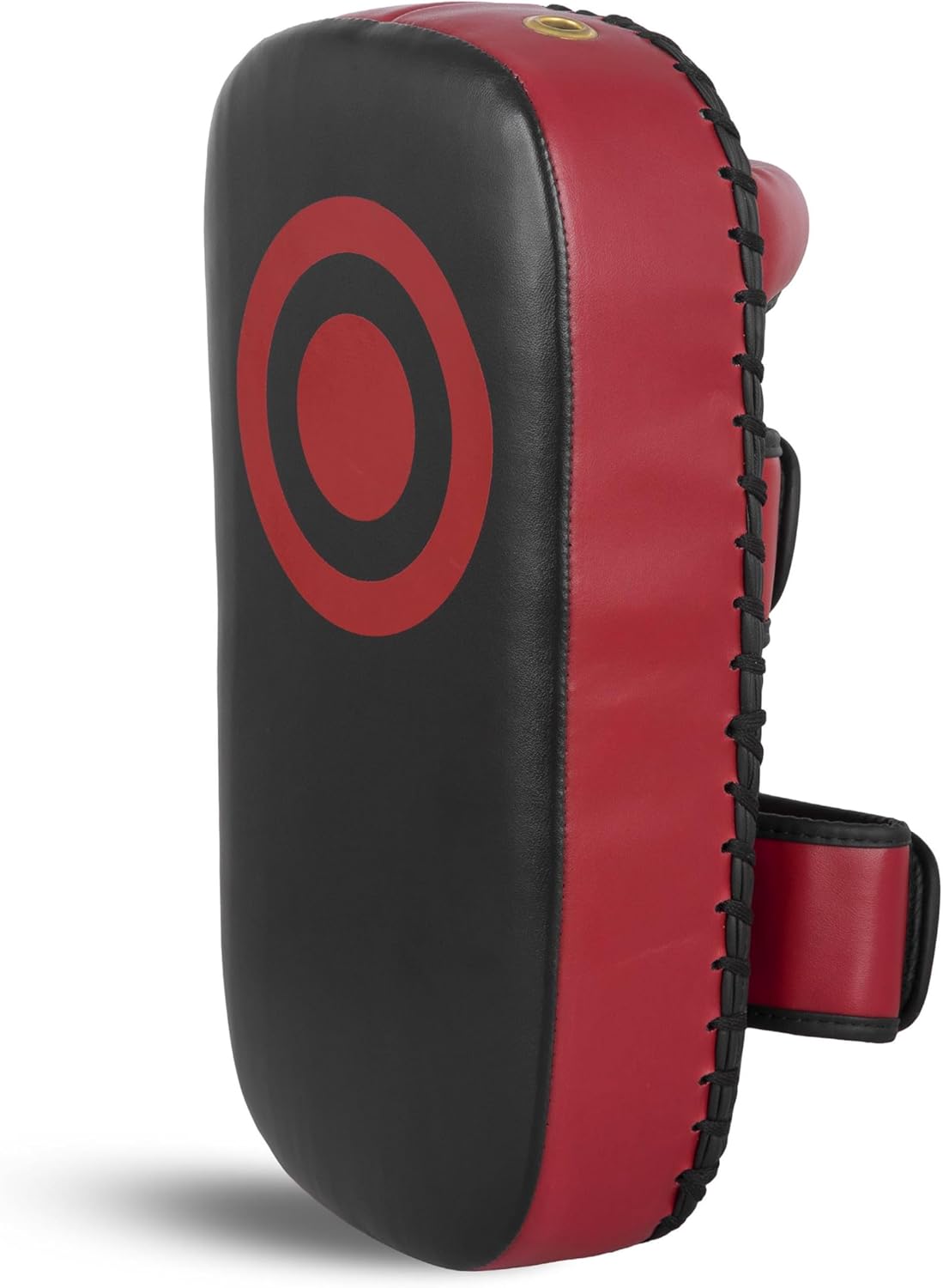 Curved Thai Pads with Strong Handle Grip, Thai-Inspired Design, 100% Genuine Leather, Combat Sports, Boxing, MMA, Martial Arts Taekwondo, Coaching, Training (Single/Pair)