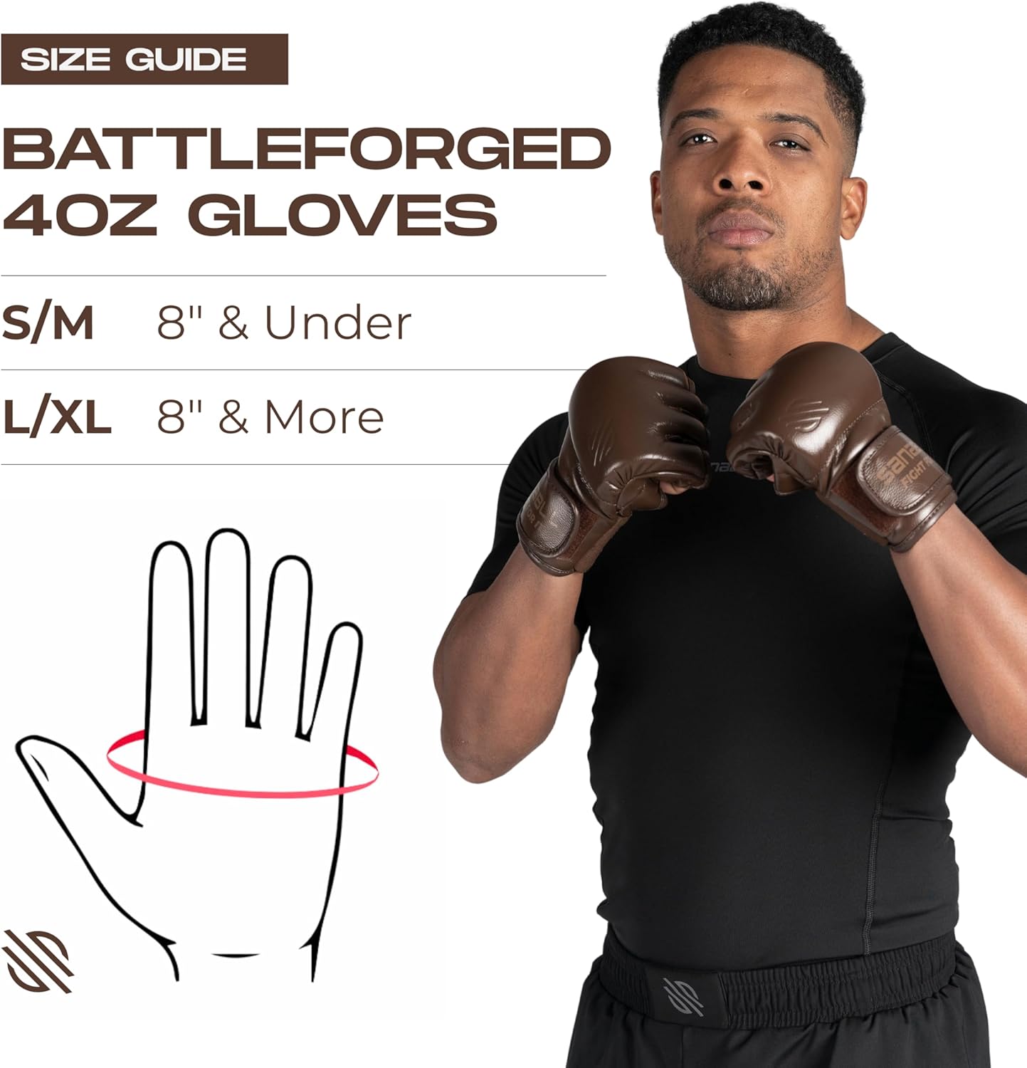 Sanabul Battle Forged 4oz MMA Gloves for Men & Women, Professional Fighting Boxing Muay Thai Kickboxing Gloves for Sparring Grappling and Training