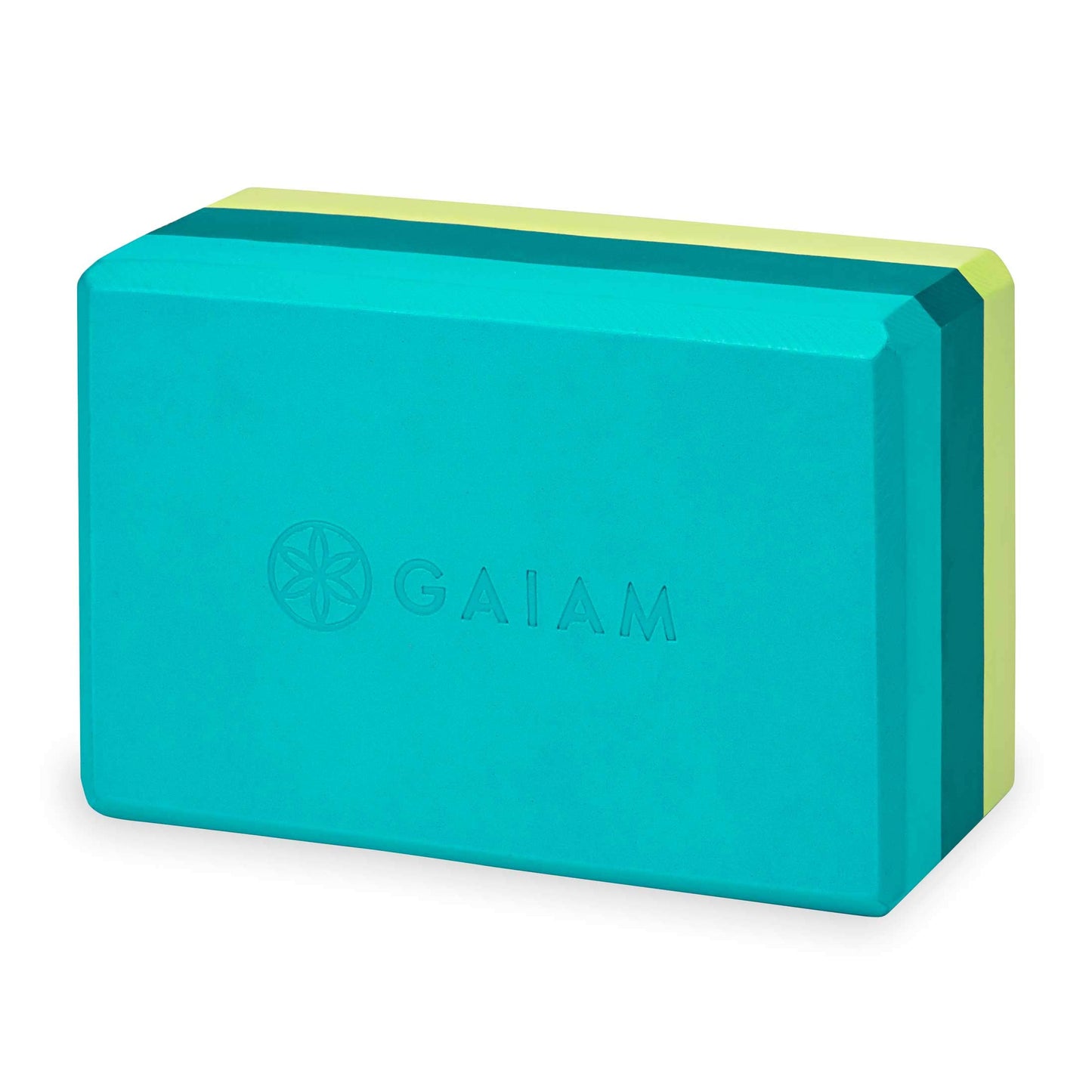 Gaiam Yoga Block - Supportive Latex-Free Eva Foam - Soft Non-Slip Surface with Beveled Edges for Yoga, Pilates, Meditation - Yoga Accessories for Stability, Balance, Deepen Stretches