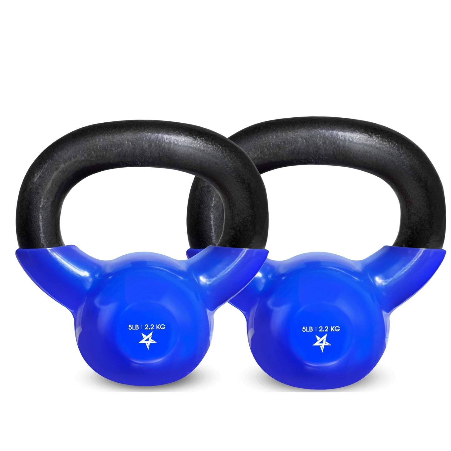 Yes4All 5-65lbs Kettlebells Vinyl Coated Cast Iron for Dumbbell Weights Exercises, Gym, Fitness, Full Body Workout Equipment Push up, Grip and Strength Training