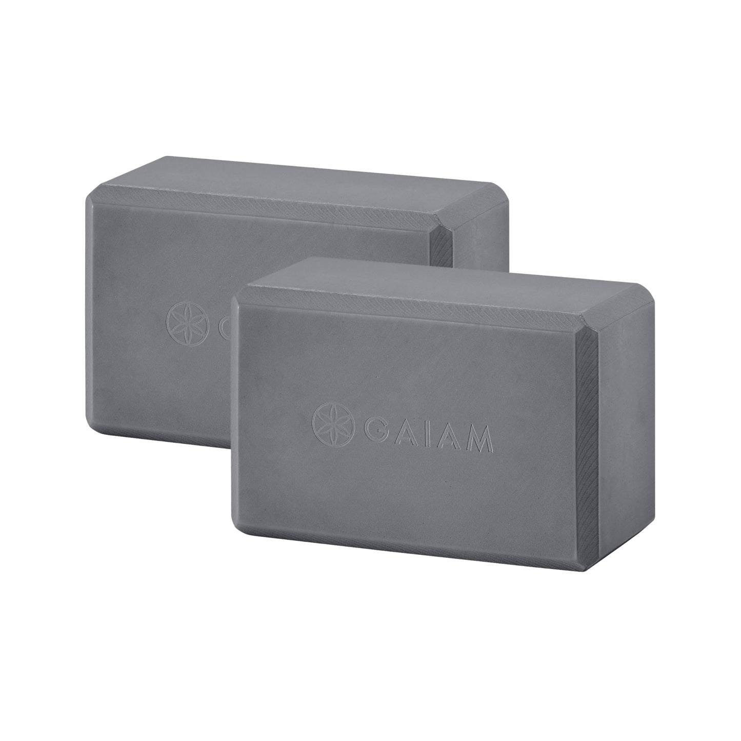 Gaiam Yoga Block - Supportive Latex-Free Eva Foam - Soft Non-Slip Surface with Beveled Edges for Yoga, Pilates, Meditation - Yoga Accessories for Stability, Balance, Deepen Stretches