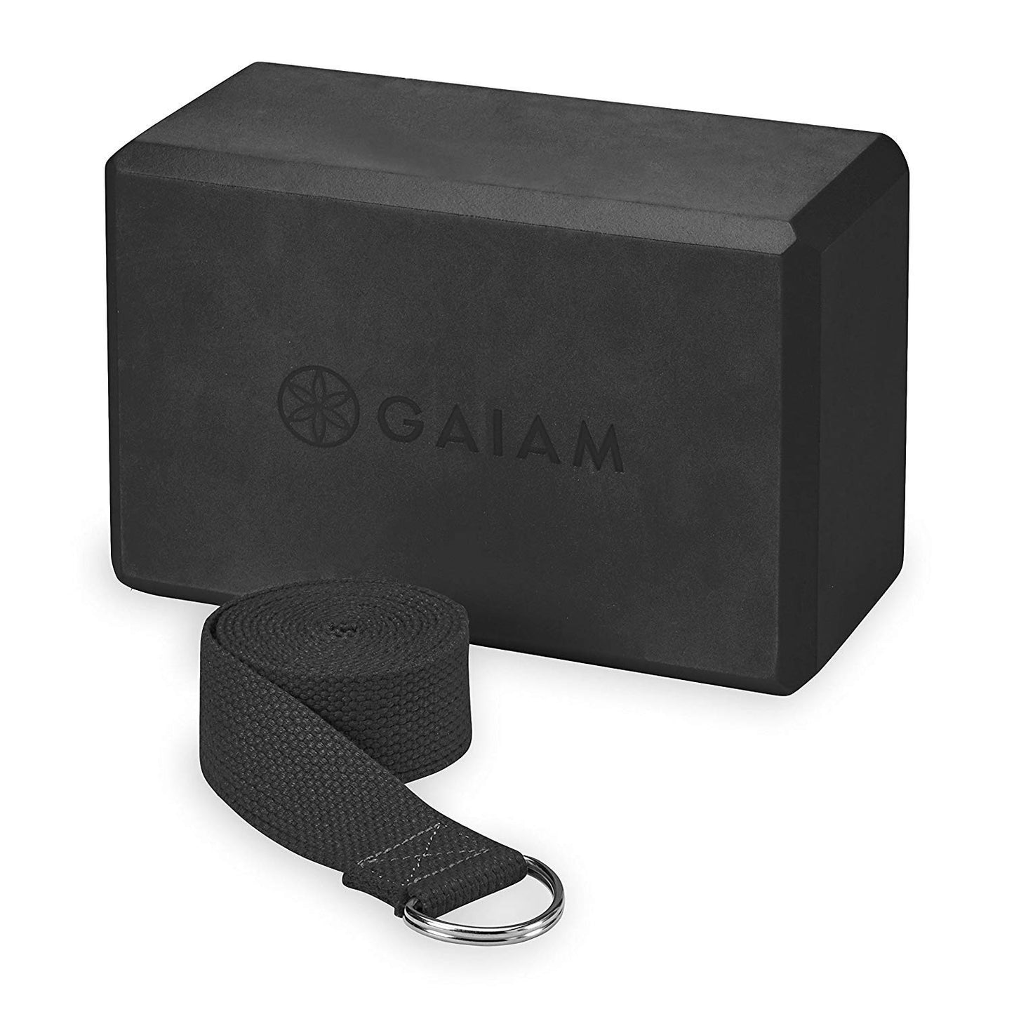 Gaiam Yoga Block - Supportive Latex-Free Eva Foam - Soft Non-Slip Surface with Beveled Edges for Yoga, Pilates, Meditation - Yoga Accessories for Stability, Balance, Deepen Stretches