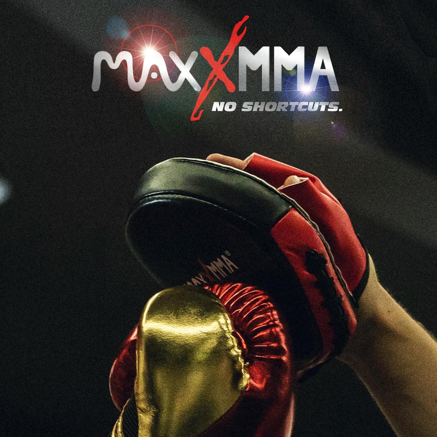 MaxxMMA Micro Focus Punch Mitts - Boxing MMA Training Fitness Kickboxing Muay Thai