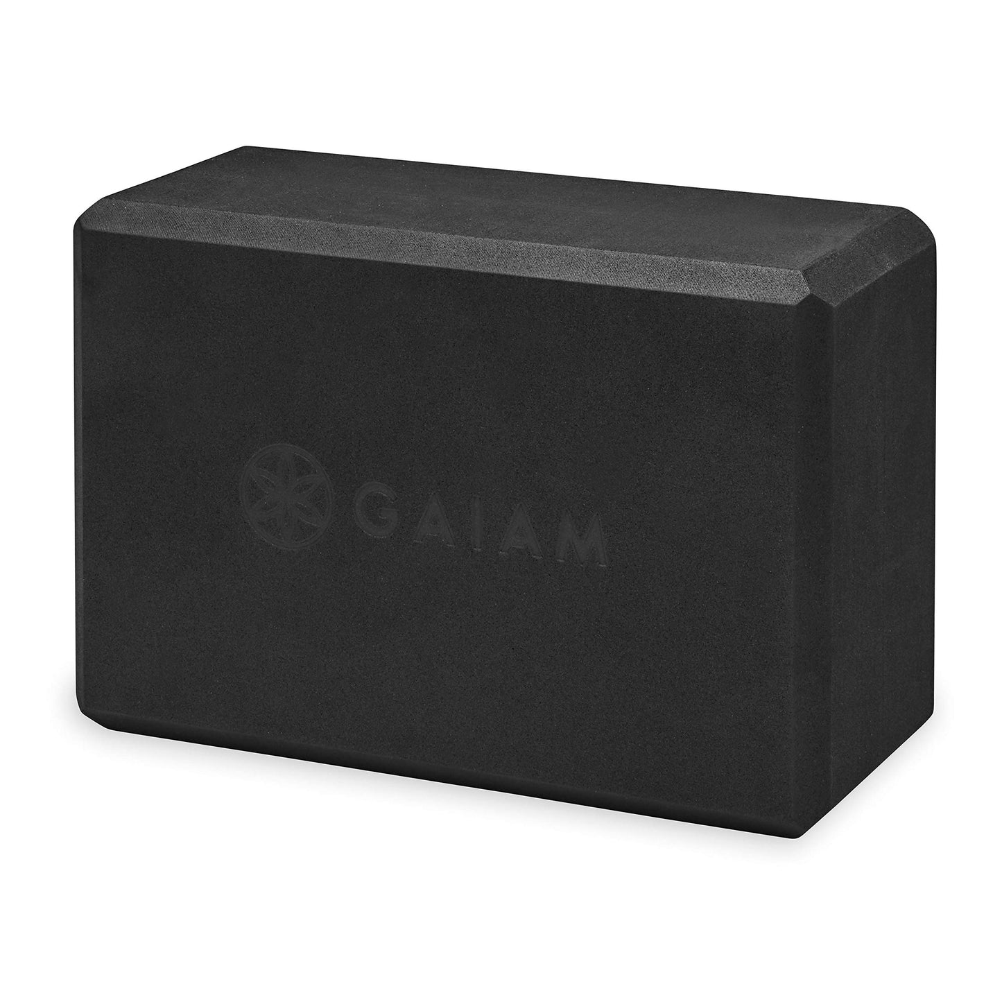 Gaiam Yoga Block - Supportive Latex-Free Eva Foam - Soft Non-Slip Surface with Beveled Edges for Yoga, Pilates, Meditation - Yoga Accessories for Stability, Balance, Deepen Stretches