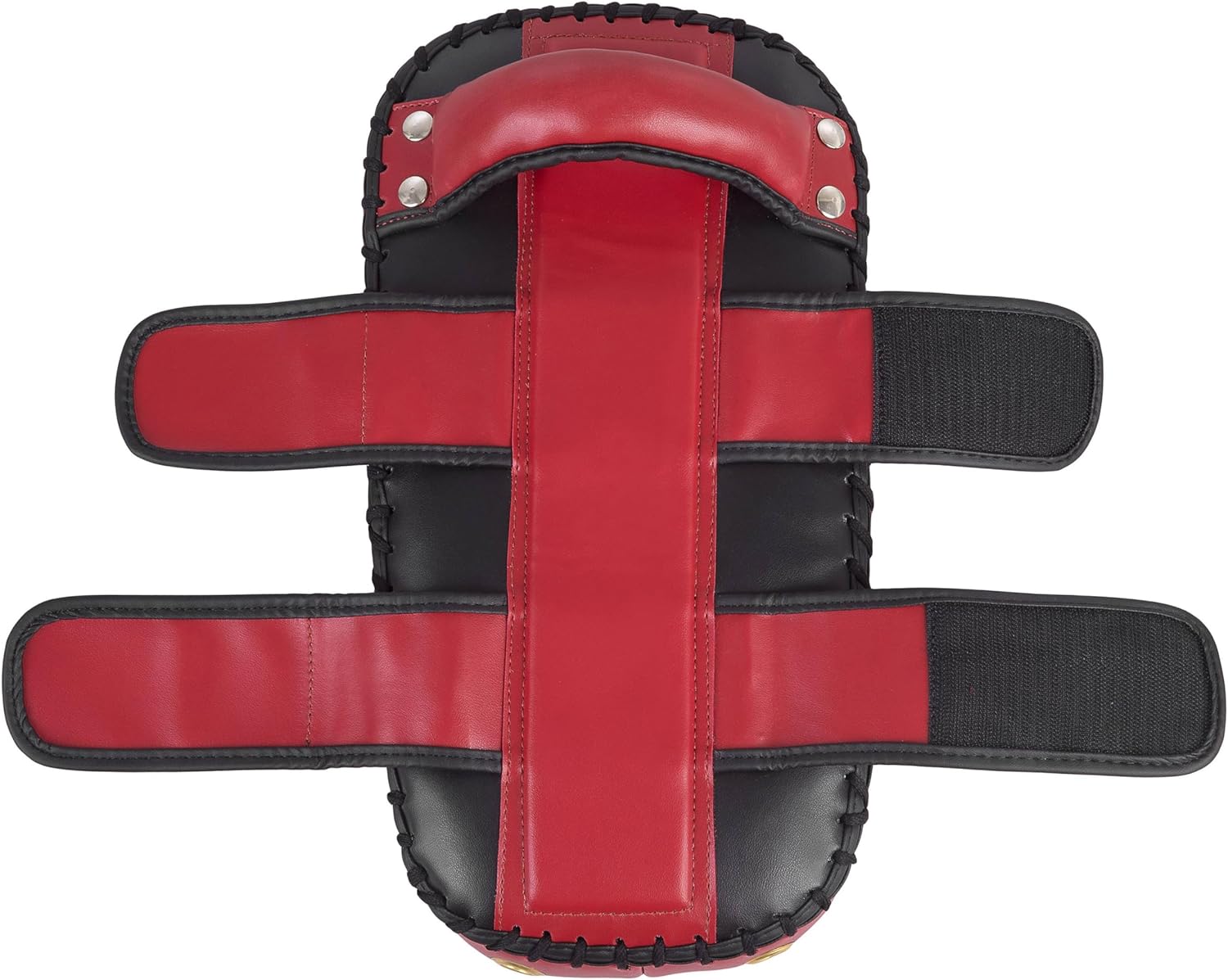 Curved Thai Pads with Strong Handle Grip, Thai-Inspired Design, 100% Genuine Leather, Combat Sports, Boxing, MMA, Martial Arts Taekwondo, Coaching, Training (Single/Pair)