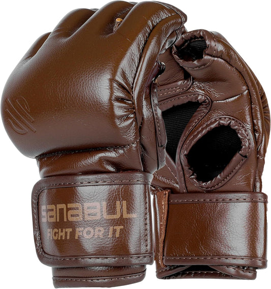 Sanabul Battle Forged 4oz MMA Gloves for Men & Women, Professional Fighting Boxing Muay Thai Kickboxing Gloves for Sparring Grappling and Training