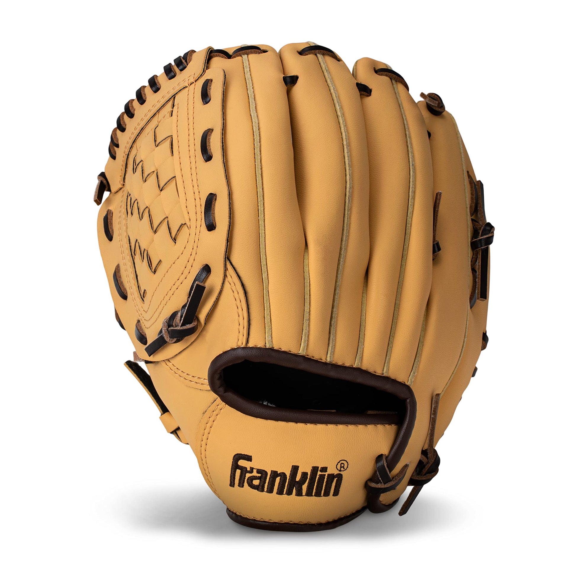 Franklin Sports Baseball + Softball Gloves - Field Master Adult + Youth Baseball + Softball Gloves - Right Hand + Left Hand Gloves - Infield + Outfield Mitts - Multiple Sizes + Colors