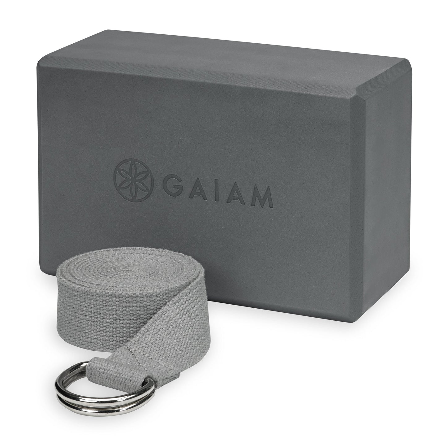 Gaiam Yoga Block - Supportive Latex-Free Eva Foam - Soft Non-Slip Surface with Beveled Edges for Yoga, Pilates, Meditation - Yoga Accessories for Stability, Balance, Deepen Stretches