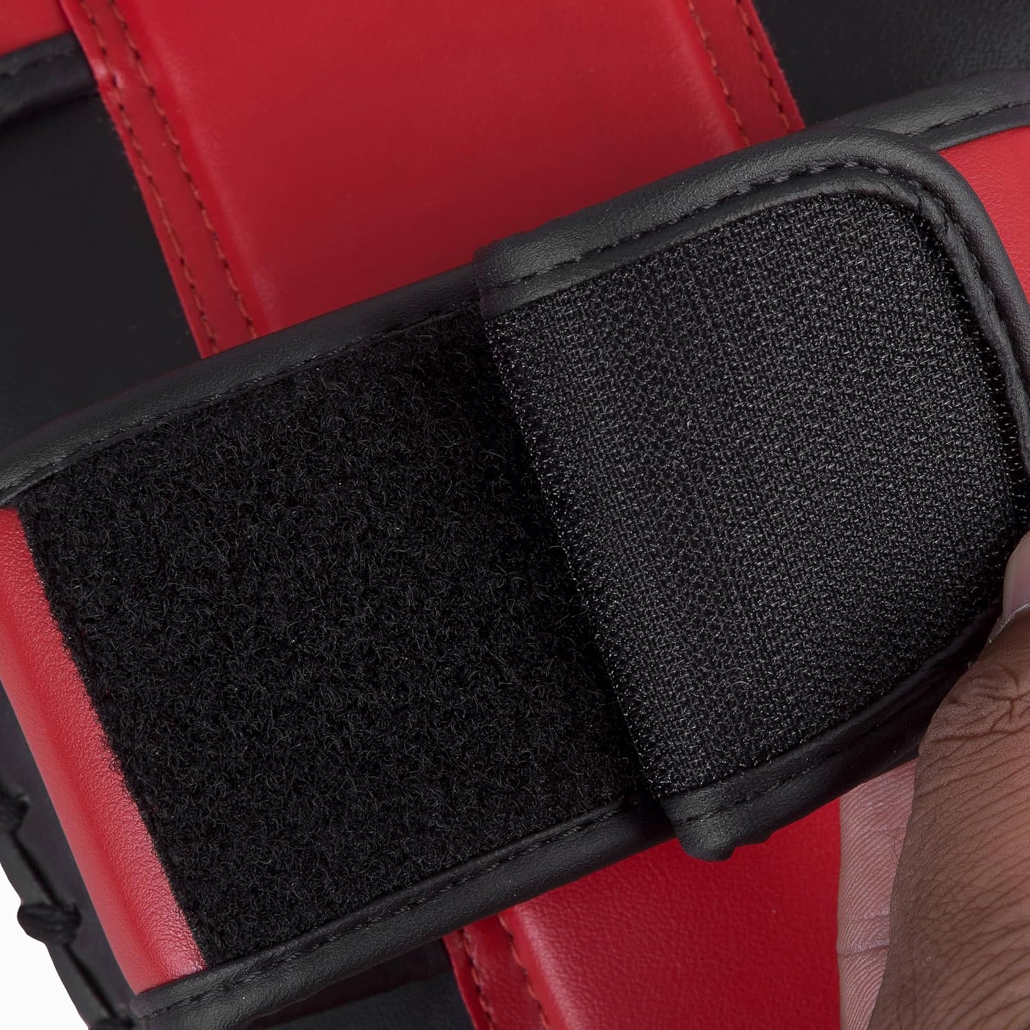 Curved Thai Pads with Strong Handle Grip, Thai-Inspired Design, 100% Genuine Leather, Combat Sports, Boxing, MMA, Martial Arts Taekwondo, Coaching, Training (Single/Pair)
