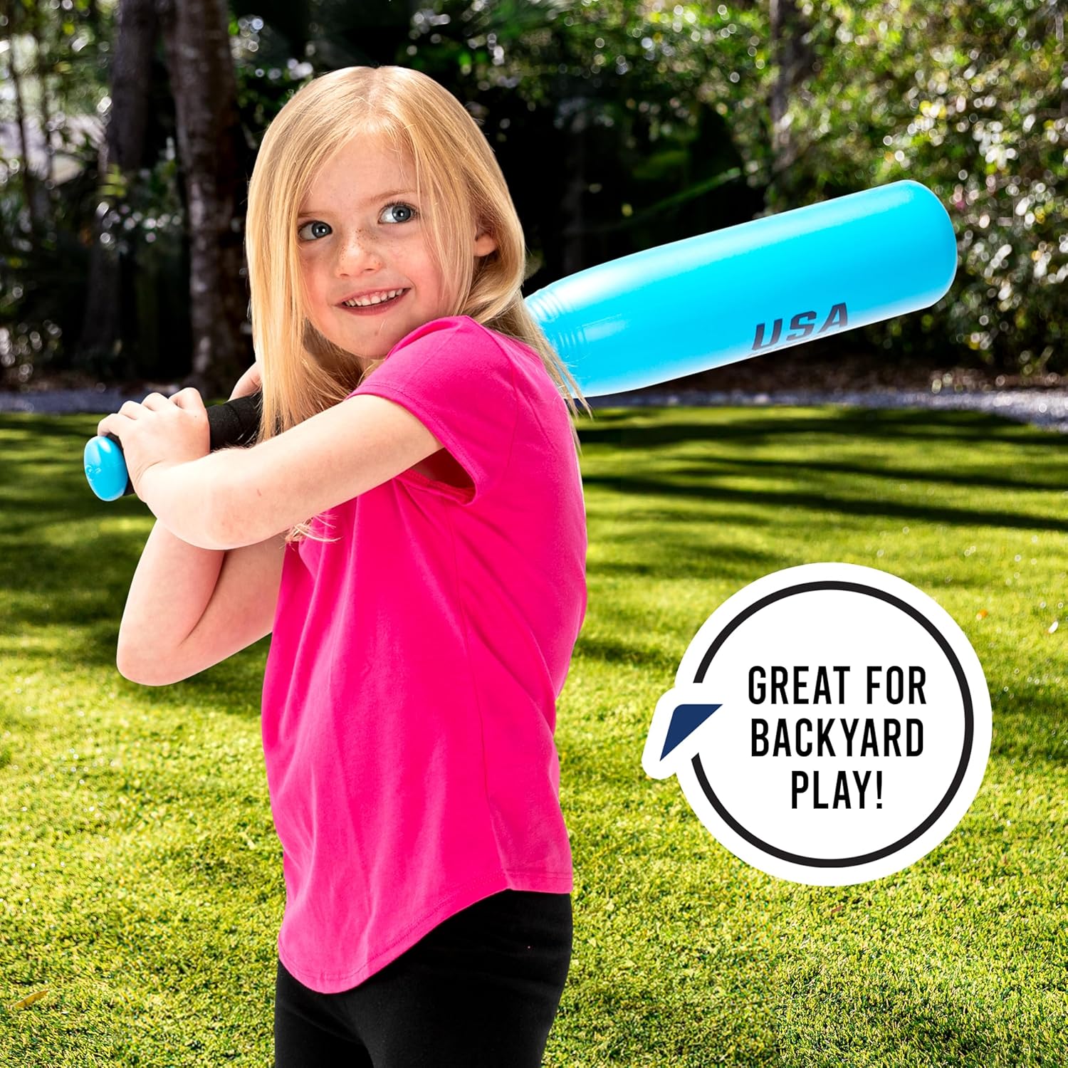 Franklin Sports MLB Jumbo Kids Plastic Baseball Bat - Backyard Bat with Large Barrel for Toddlers - Fat Plastic Bat