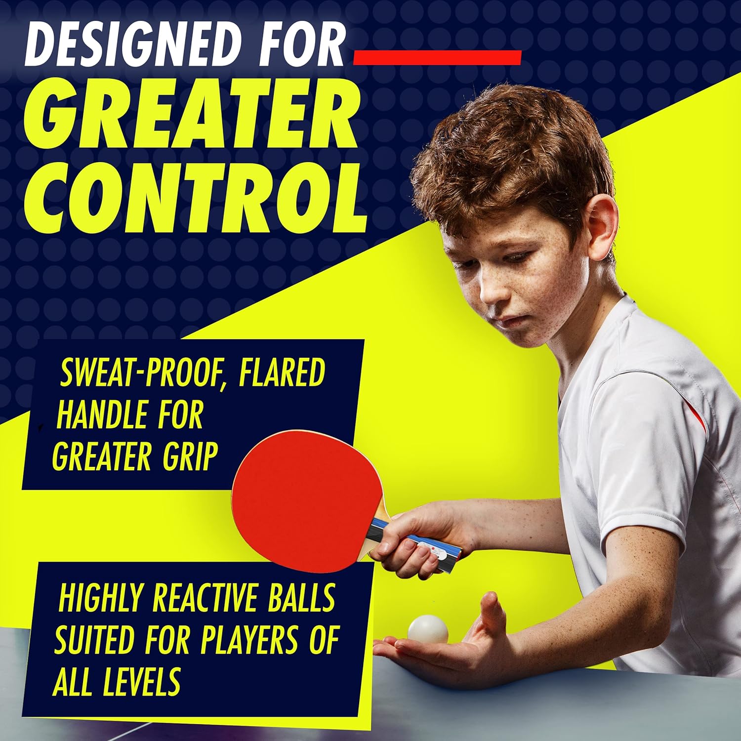 NIBIRU SPORT Professional Ping Pong Paddle Set - Table Tennis Paddles Set with Retractable Net, Balls, and Carry Bag/Storage Case - Table Tennis Equipment & Ping Pong Accessories