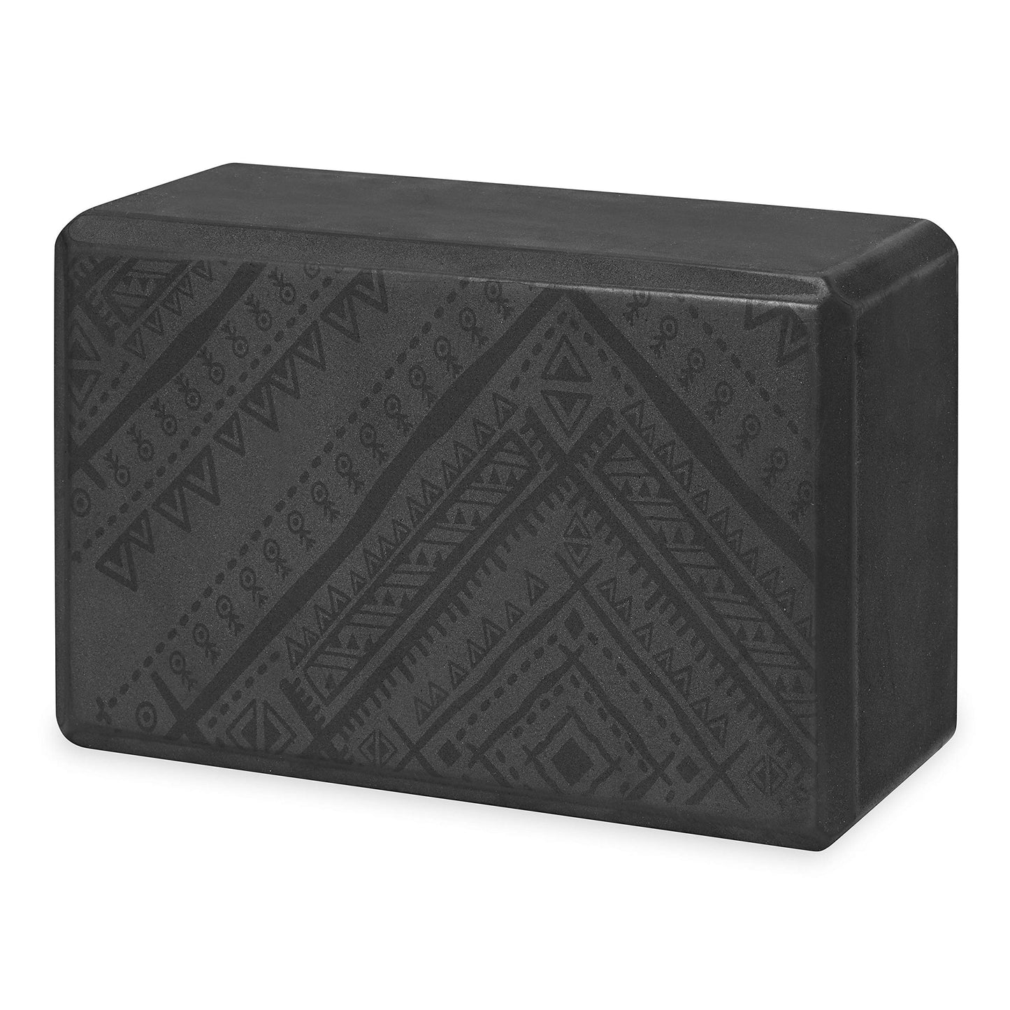 Gaiam Yoga Block - Supportive Latex-Free Eva Foam - Soft Non-Slip Surface with Beveled Edges for Yoga, Pilates, Meditation - Yoga Accessories for Stability, Balance, Deepen Stretches
