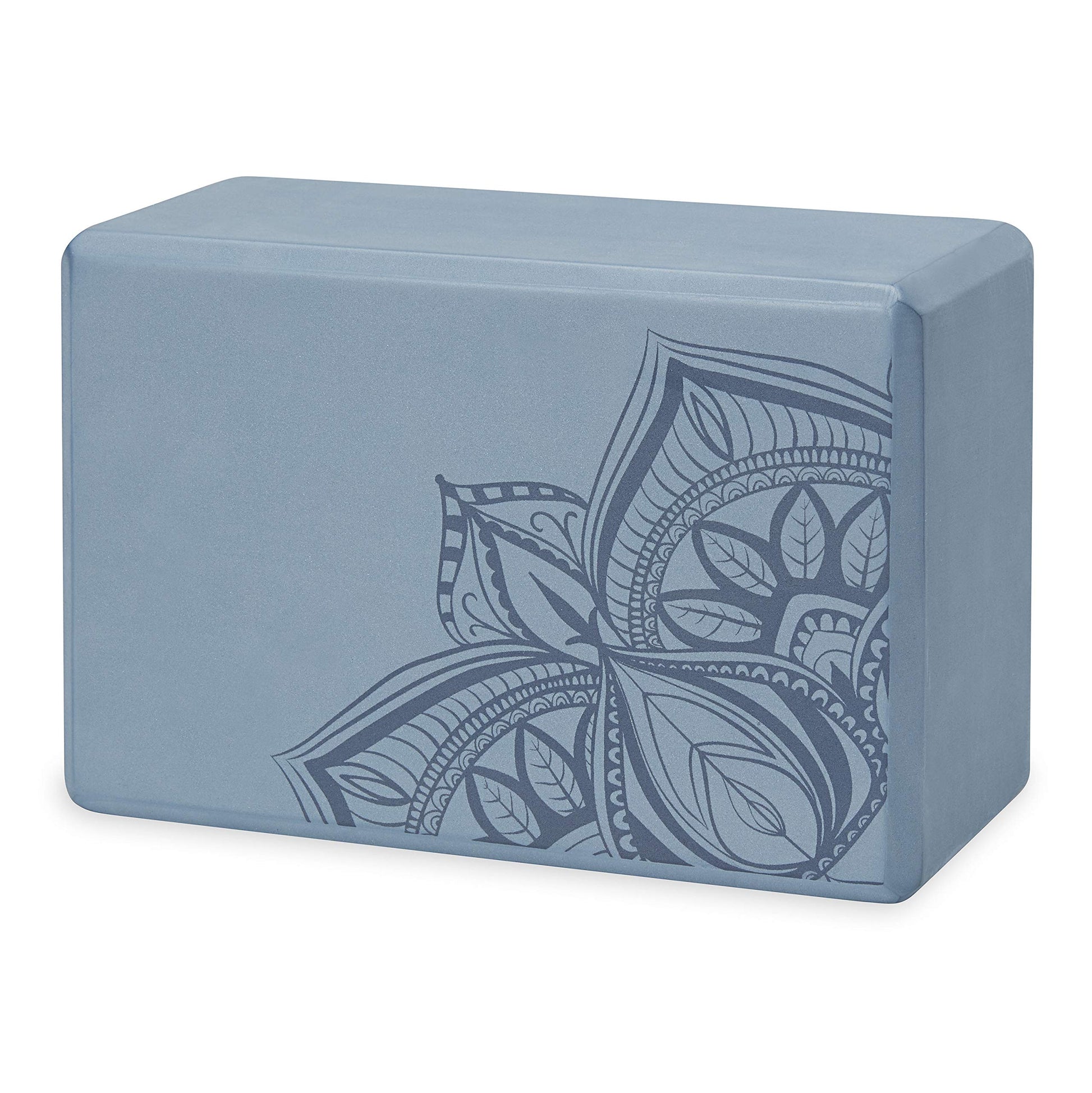 Gaiam Yoga Block - Supportive Latex-Free Eva Foam - Soft Non-Slip Surface with Beveled Edges for Yoga, Pilates, Meditation - Yoga Accessories for Stability, Balance, Deepen Stretches